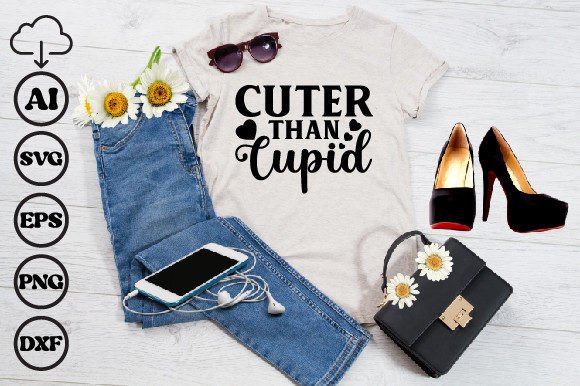 Download Cuter Than Cupid/Valentine SVG - Premium Resources